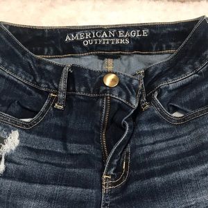 Ripped American eagle jeans